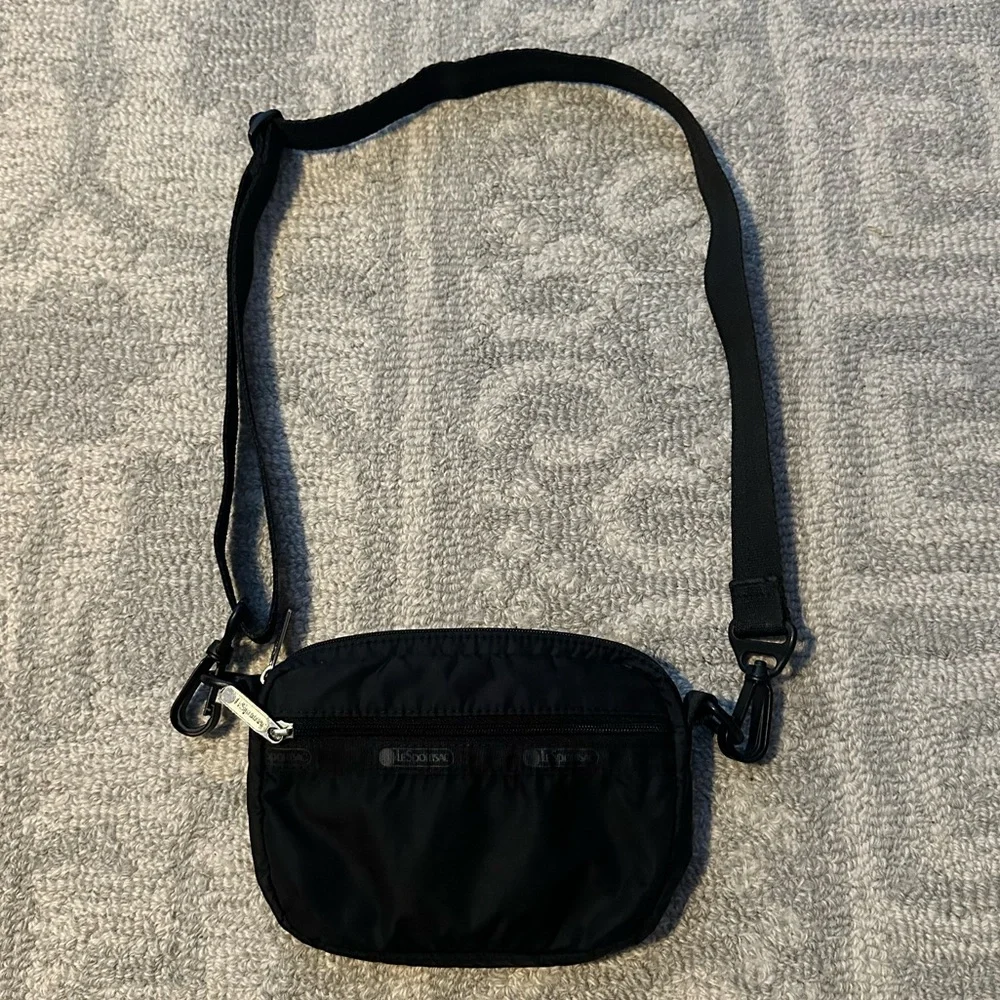 Lesportsac Small Black Cross Body Bag - Picture 1 of 5